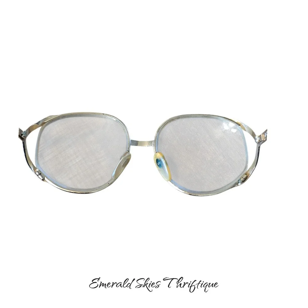 Vintage christian dior 80's eyeglasses frames 2387 gold free shipping